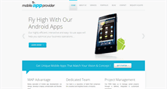 Desktop Screenshot of mobileappprovider.com
