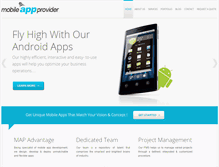 Tablet Screenshot of mobileappprovider.com